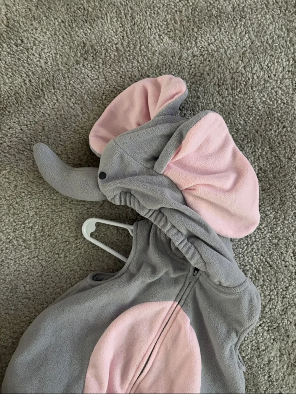 Carter's Gray and Pink Elephant Baby Costume - Picture 2 of 3